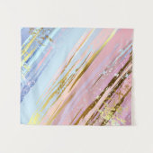 Textured Pink Background Wandteppich (Vorderseite (Horizontal))