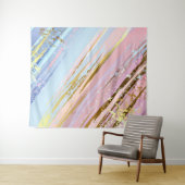 Textured Pink Background Wandteppich (Beispiel (Horizontal))