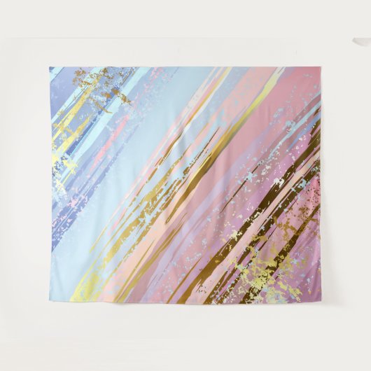 Textured Pink Background Wandteppich (Vorderseite (Horizontal))