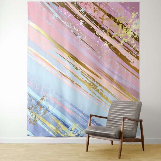 Textured Pink Background Wandteppich (Beispiel)