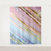 Textured Pink Background Wandteppich (Vorderseite)