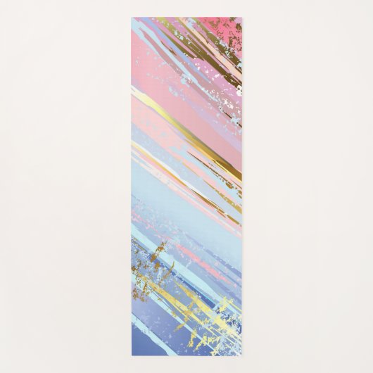 Textured Pink Background Yogamatte (Vorderseite)