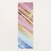 Textured Pink Background Yogamatte (Rückseite)