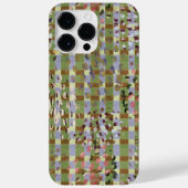 Textured Pointillism Grid Pattern Artwork Case-Mate iPhone Hülle (Rückseite)