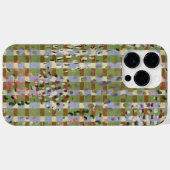 Textured Pointillism Grid Pattern Artwork Case-Mate iPhone Hülle (Rückseite (Horizontal))