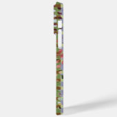 Textured Pointillism Grid Pattern Artwork Case-Mate iPhone Hülle (Rückseite / Links)