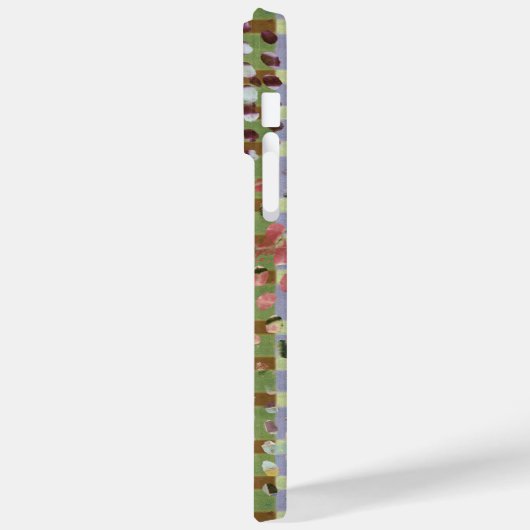 Textured Pointillism Grid Pattern Artwork Case-Mate iPhone Hülle (Rückseite / Links)