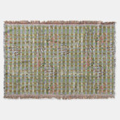 Textured Pointillism Grid Pattern Artwork Decke (Vorderseite)