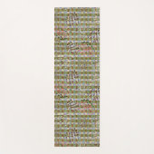 Textured Pointillism Grid Pattern Artwork Yogamatte (Vorderseite)