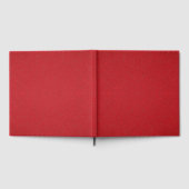 Textured Red Guest Book with Black Pages - Benutze Gästebuch (Voll)