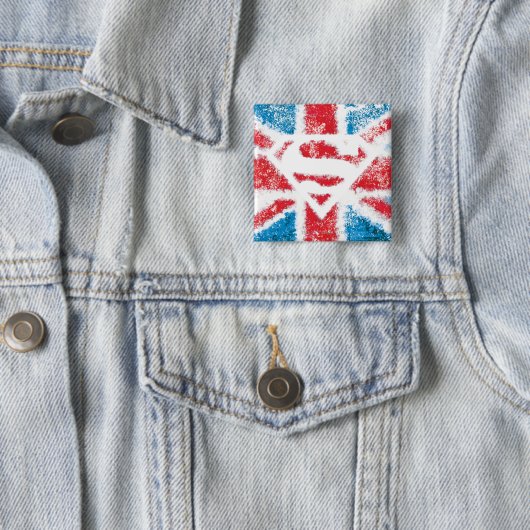 Textured S-Shield Over Flag Button (Beispiel)