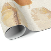 Textured Seashells Geschenkpapier (Rolleneckpunkt)