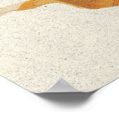 Textured Seashells Poster (Ecke)