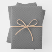 Textured Slate Gray Geschenkpapier Set (Beispiel)