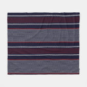 Textured stripe seamless pattern with navy blue, r fleecedecke (Vorderseite (Horizontal))