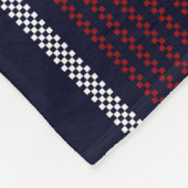 Textured stripe seamless pattern with navy blue, r fleecedecke (Ecke)