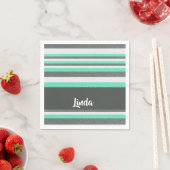 Textured stripes pattern serviette (Beispiel)