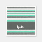 Textured stripes pattern serviette (Vorderseite)