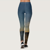 Textured Sunset von Shirley Taylor Leggings (Rückseite)