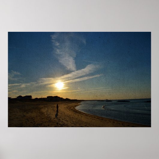 Textured Sunset von Shirley Taylor Poster (Vorne)