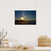 Textured Sunset von Shirley Taylor Poster (Küche)