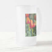 Textured Tulip Garden Mattglas Bierglas (VorderseiteRechts)