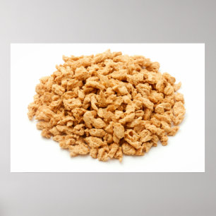 Textured vegetable protein poster