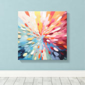 Textured Wall Art, Abstract Leinwanddruck (Insitu (Holzboden))