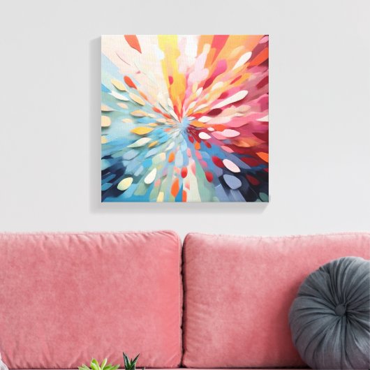 Textured Wall Art, Abstract Leinwanddruck (Insitu (Wohnzimmer))