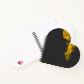 Textured Yellow Notebook - Einzigartiger Hintergru Notizblock (Innenseite)