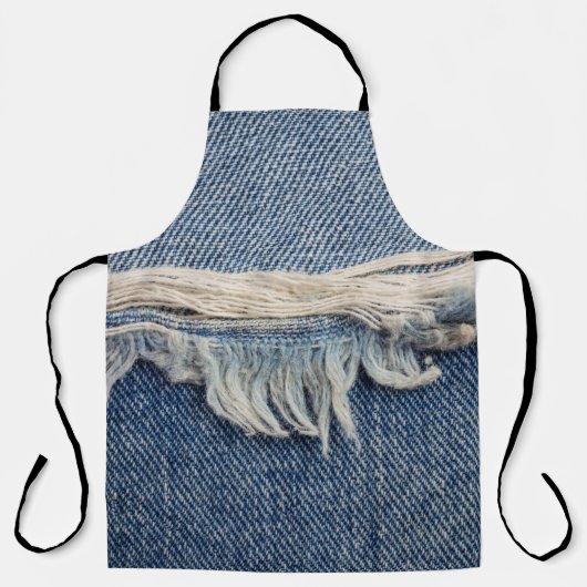 Texturen reißen Jeans Hintergrund. Schürze (Vorderseite)