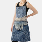 Texturen reißen Jeans Hintergrund. Schürze (InSitu)