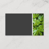 Texturenton (Blätter) II Visitenkarte (Rückseite)