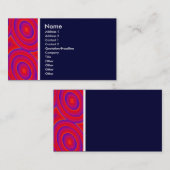 Texturenton (Resonat) - Maßgeschneiderte Visitenkarte (Vorne/Hinten)