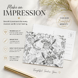 Texturfläche Postkarte | einfarbiges Design