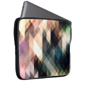 Texturgeometrisch Abstrakt Laptopschutzhülle (Vorne Rechts)