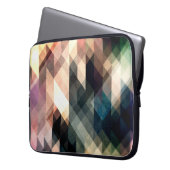 Texturgeometrisch Abstrakt Laptopschutzhülle (Vorderseite Links)