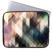 Texturgeometrisch Abstrakt Laptopschutzhülle (Vorderseite)