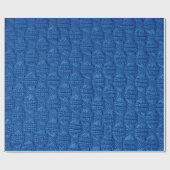 Texturgestricken. Blauer Pullover. Muster Geschenkpapier (Flach)