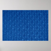 Texturgestricken. Blauer Pullover. Muster Poster (Vorne)