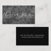 Texturgrau Visitenkarte (Vorne/Hinten)