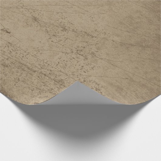 Texturgrunge Rustikale Scratches Geschenkpapier (Ecke)