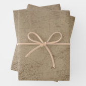 Texturgrunge Rustikale Scratches Geschenkpapier Set (Beispiel)