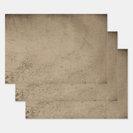 Texturgrunge Rustikale Scratches Geschenkpapier Set