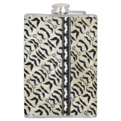 Texturhintergrund auf einem Personalisierten Schnu Flachmann (Rückseite)