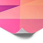 Texturhintergrundquadrat Poster (Ecke)