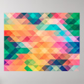 Texturhintergrundquadrat Poster (Vorne)