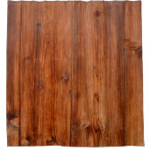 Texturholzkornstall überstanden duschvorhang (Vorderseite)