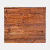 Texturholzkornstall überstanden fleecedecke (Vorderseite (Horizontal))