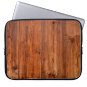 Texturholzkornstall überstanden laptopschutzhülle (Vorderseite)